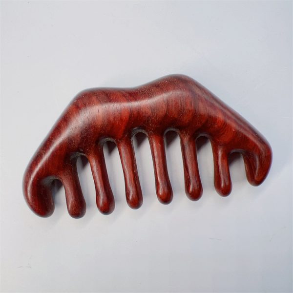 Ox Horn Half Moon Lip Massage Comb