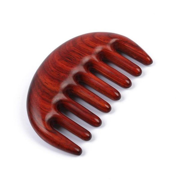 Cow horn semicircular comb