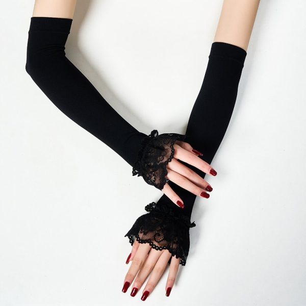 Silk Summer Lace Gloves
