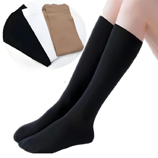 Cotton velvet long socks
