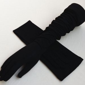 Skin friendly soft ac cotton long Gloves.