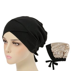 Hot selling double layer hijab cap.