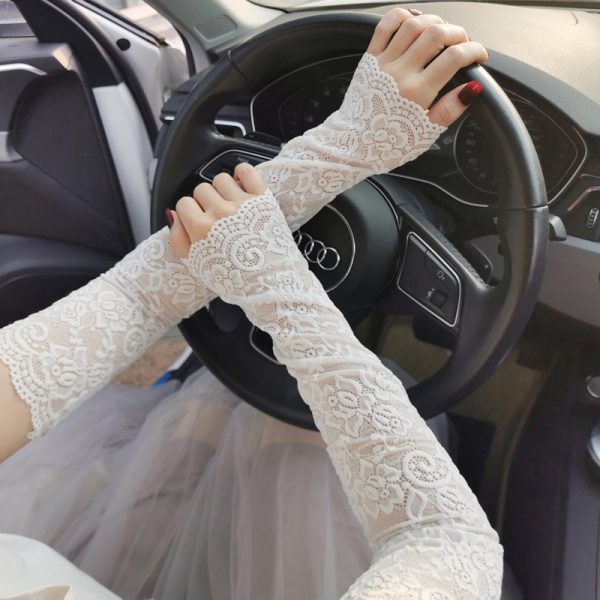 Fashionable Lace design  Sleeves.
