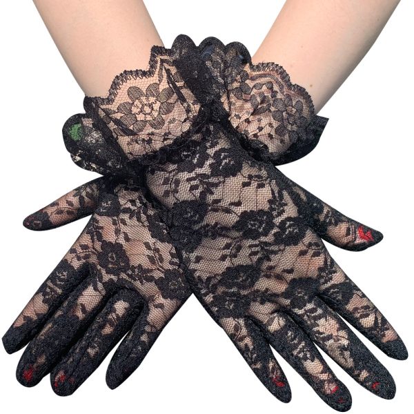 Full finger net design  gloves.