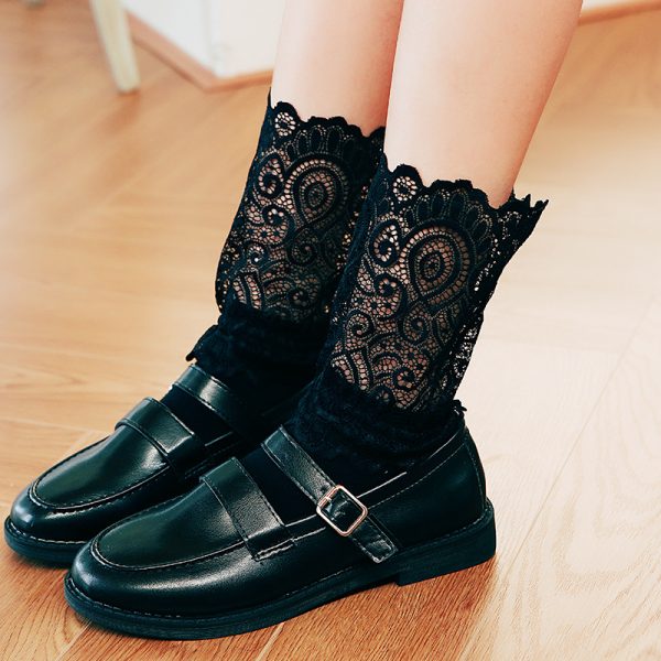 New design lace design  socks.