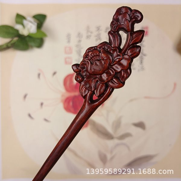 Antique Sandalwood  Hairpin.