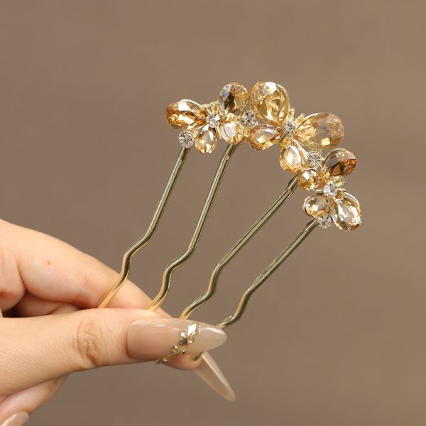 09. Golden crystal three butterflies