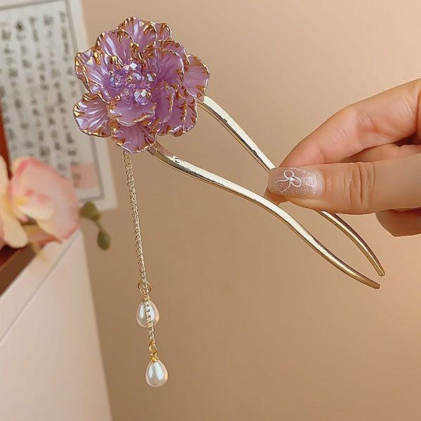 25. Peony purple gold