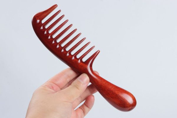 Red Sandalwood Wide Tooth Comb