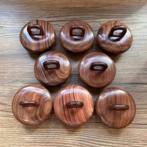 Rose Sandalwood Ring Massage Comb.