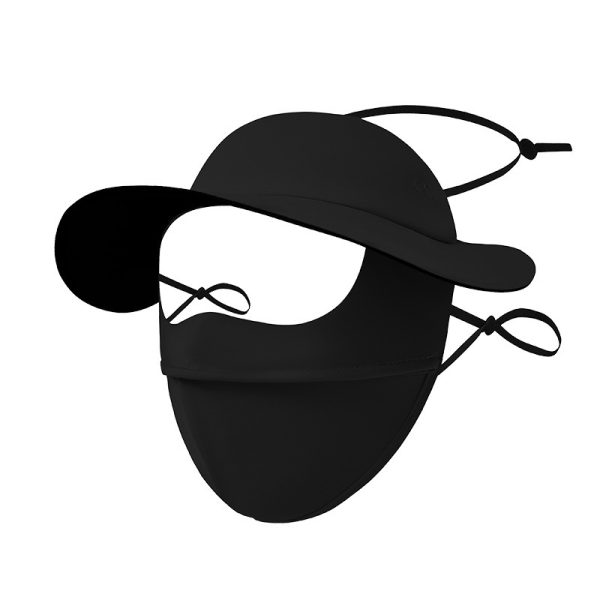 Summer sunscreen mask with Hat.