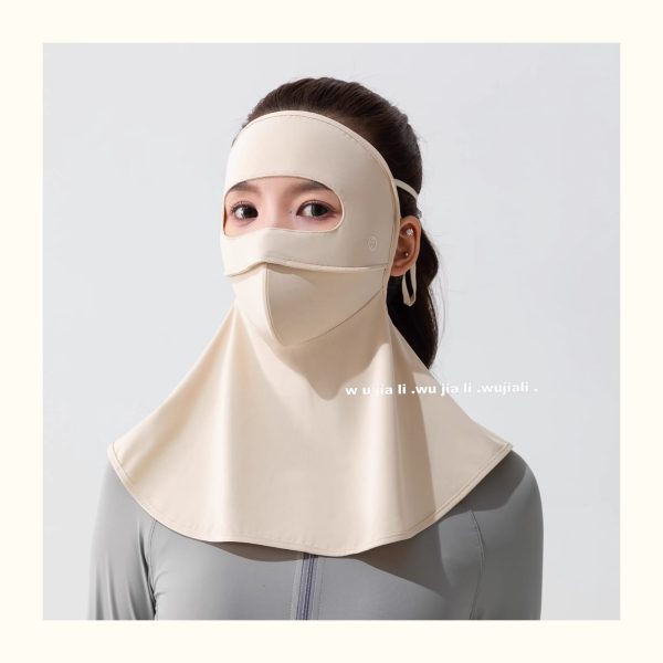 Full Face Anti-UV sun protection mask.