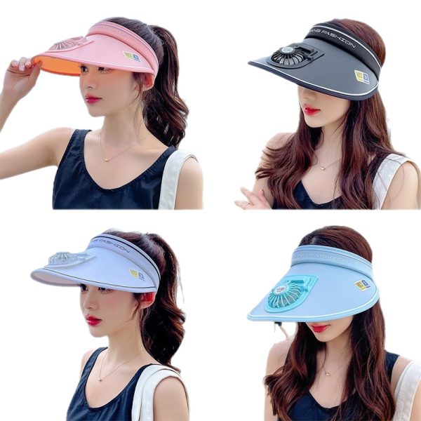 Big Eave USB Charging Fan Sun Cap For Summer